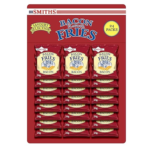 Smith's Savoury Selection Bacon Fries 24g (Case of 24) - Bacon Fries