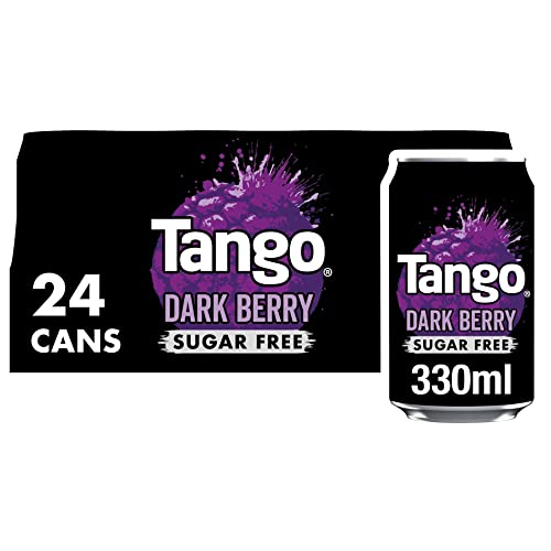 Tango Dark Berry Sugar Free – 330ml Cans (Pack of 24) - Dark Berry - 330 ml (Pack of 24)