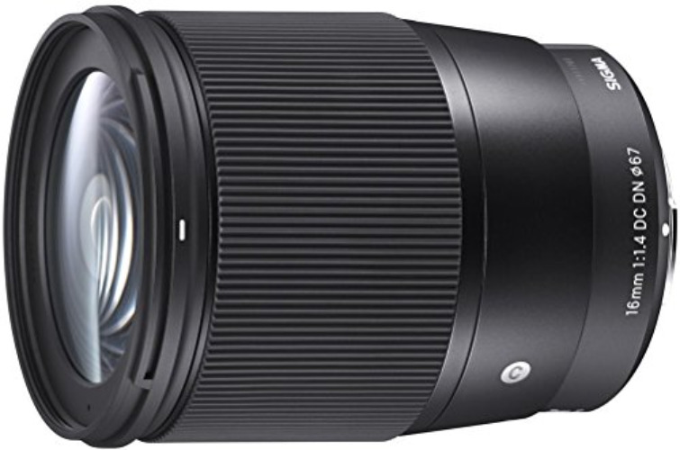 Sigma 402965 16 mm F1.4 DC DN Contemporary Sony E Lens - Black - Single