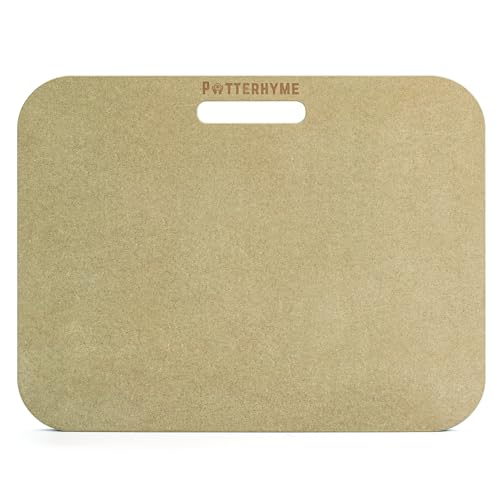 Potterhyme Portable Clay Wedging Board for Pottery with Built-in Handle - 13.5x17.5 inch Clayboard Surface for Crafting Perfect Ceramic & Clay - Ceramics, Painting, Throwing, Sculpting Tabletop Tools