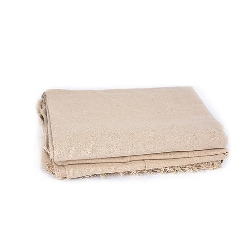 Pottery Special Linen Hessian Cotton Linen Tablecloth Pottery Clay Printing Texture Clay Sculpture Tool 59x39inch(1 pc) - 1 Pc
