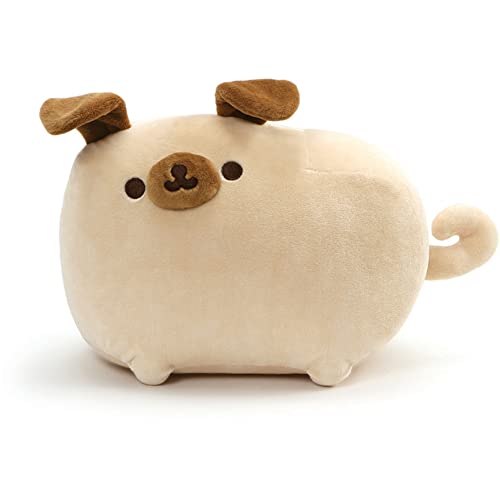 GUND Pusheen Pugsheen Stuffed Plush Dog with Poseable Ears, Tan, 9.5" - Multicolor