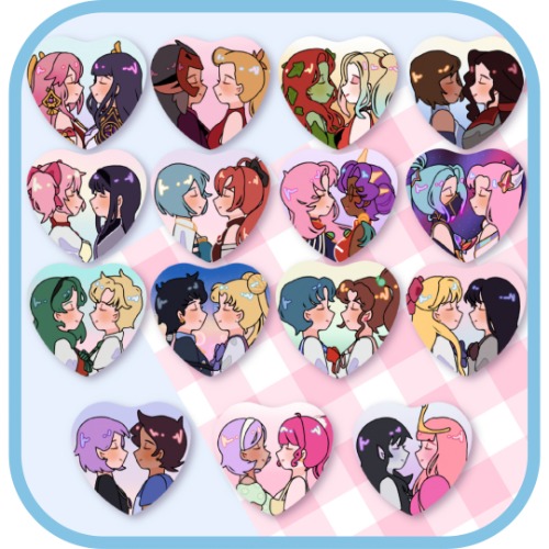 wlw buttons - Poison Ivy & Harley Quinn