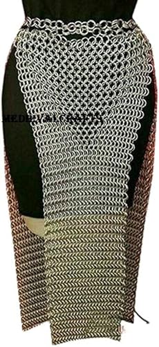 Chain Mail Fancy Long Skirt Aluminum Butted Chainmail Skirt 10 Mm Ring-1