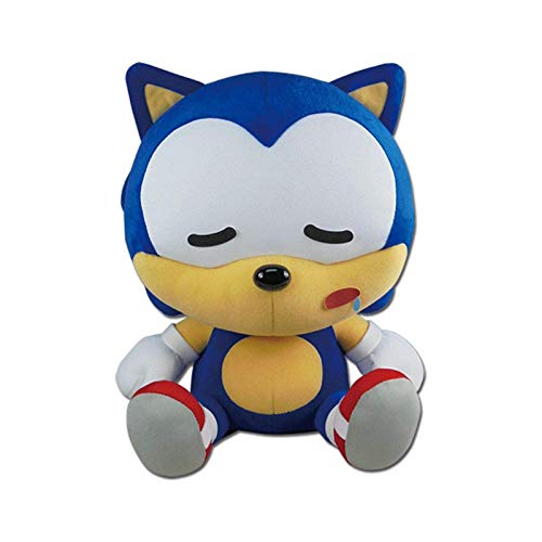 Great Eastern Entertainment Sonic Hedgehog- Sd Sonic Sleep Sitting Plush 12" H, Multi-Colored