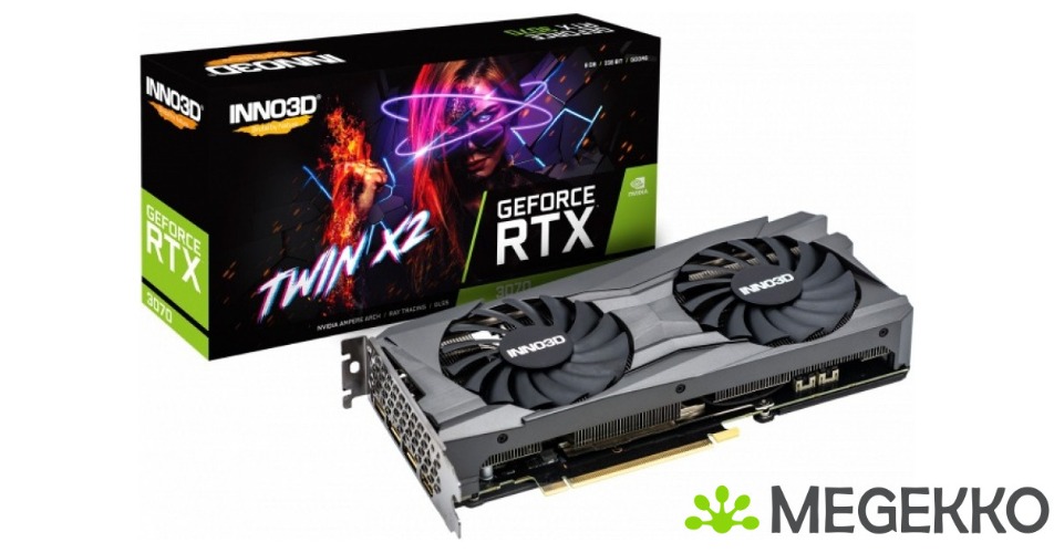 Megekko.nl - INNO3D GeForce RTX 3070 TWIN X2 LHR NVIDIA 8 GB GDDR6 Videok