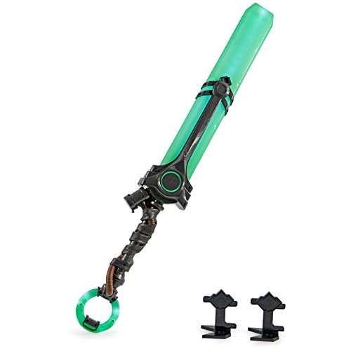 League of Legends, Life-Size Ekko’s Bat, Over 3 Feet with 15+ Iconic Lights and Sounds, Premium Cosplay, Display Stand, Champion Collection, for Ages 14 and Up