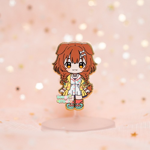 Hololive Vtuber Inugami Korone Enamel Pin, Fan Merch - [A Grade] / Locking Clasps