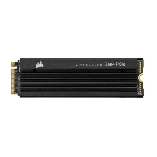 CORSAIR MP600 PRO LPX 2TB M.2 NVMe PCIe x4 Gen4 SSD - Optimised for PS5 (Up to 7,100MB/sec Sequential Read & 6,800MB/sec Sequential Write Speeds, High-Speed Interface, Compact Form Factor) Black - 2TB - Black