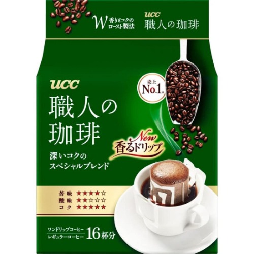 UCC Coffee Craftsman Japanese Drip Coffee Deep Richness Special Blend 16P