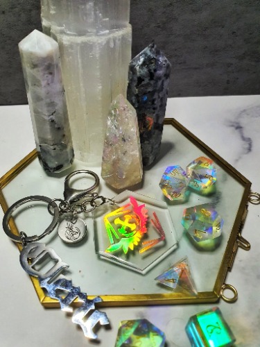 Dungeons & Dragons Inspired Class Keyring. - Barbarian