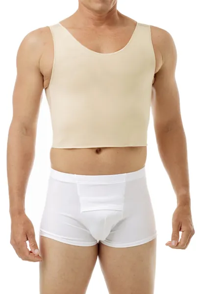 Underworks FTM Extreme Tri-Top Chest Binder Top 983 - 3X-Large Nude