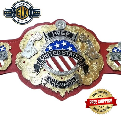 IWGP World Heavyweight Wrestling Belt Championship V4 Replica Tittle  2MM ZINC