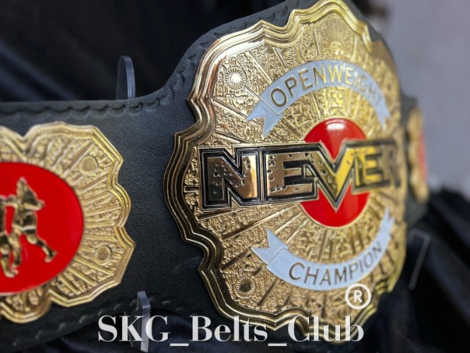 IWGP Never Open weight Championship Belt Brand 2MM Brass New Wrestling Title