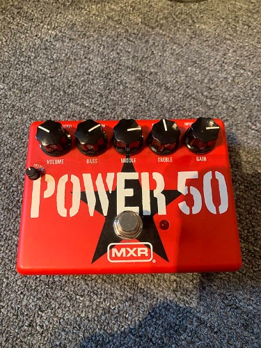 MXR Tom Morello Power 50 Overdrive 2021 - Present - Red | Reverb
