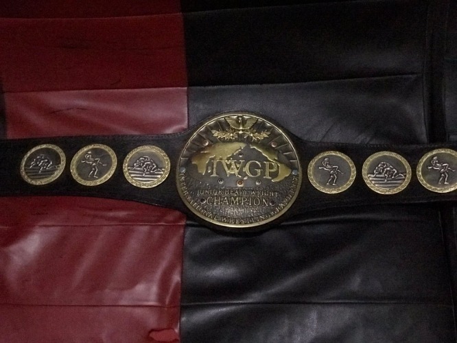 IWGP JR Heavyweight Wrestling Championship Belt Replica International Wrestling