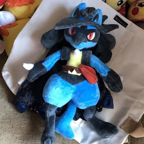 Anime Lucario cos Riolu Pokemon Plush Stuffed Doll Toy | Default Title
