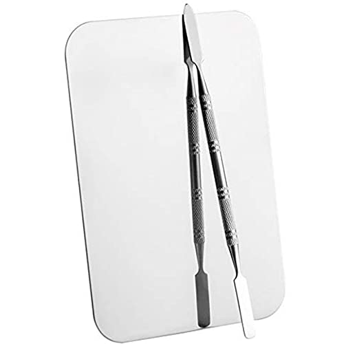 Metal Makeup Mixing Plate