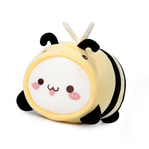 AIXINI Cute Cat Bee Plush Pillow 8” Kitten Honeybee Stuffed Animal, Soft Kawaii Cat Plushie with Bee Outfit Costume, Hugging Plush Squishy Pillow Toy Gifts for Kids - Cat Bee 8 inch