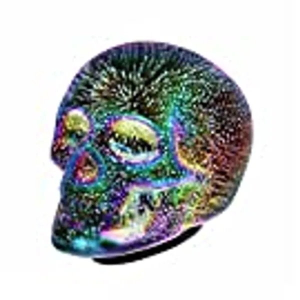 TradeOpia Led Skull Table Lamp, Requires 3 X AAA Batteries, Ideal for Room Decor Table Desk Decor Lamps, Lava lamp, Halloween