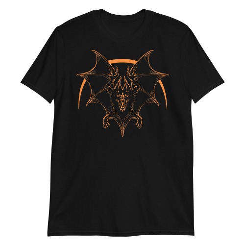 Vampire Bat T-Shirt (Unisex) - Black / 3XL