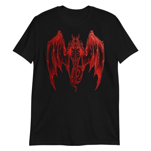 Dragon Serpent T-Shirt (Unisex) - Black / 3XL
