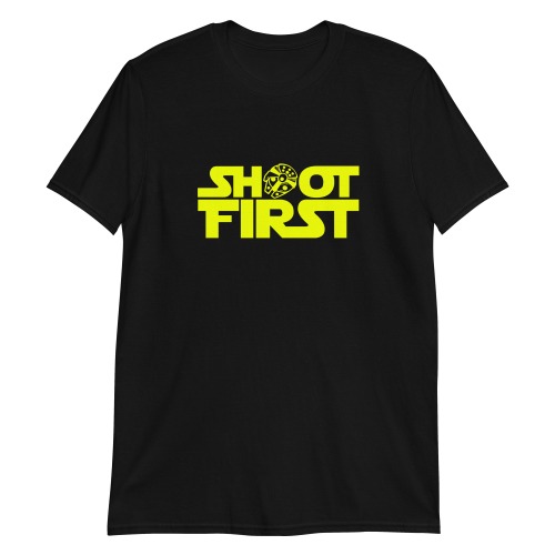 Shoot First Star Wars T-Shirt (Unisex) - Black / 3XL