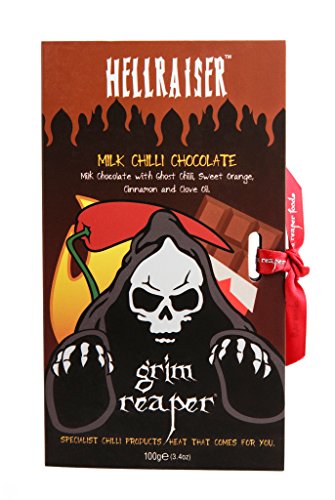 Hellraiser - 100g Ghost Pepper Milk (33.6%) Chocolate Gift Bar