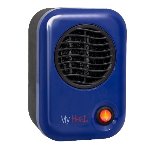 Lasko 102 Space Heater, 3.8" x 4.3" x 6.1" tall, Blue - 102 Blue