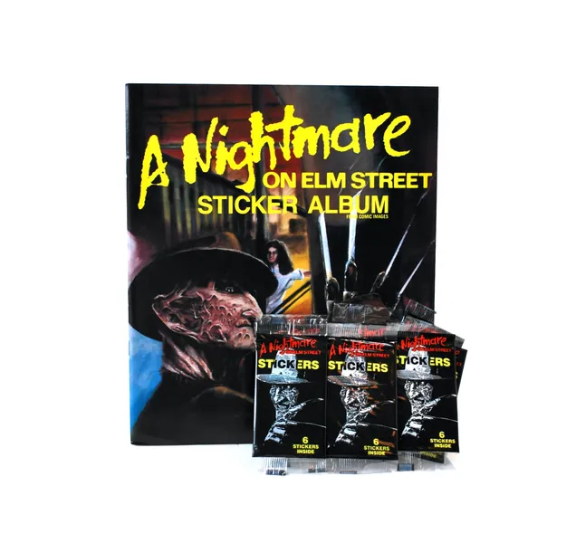 Nightmare On Elm Street Sticker Book w/8 Sticker Packs
