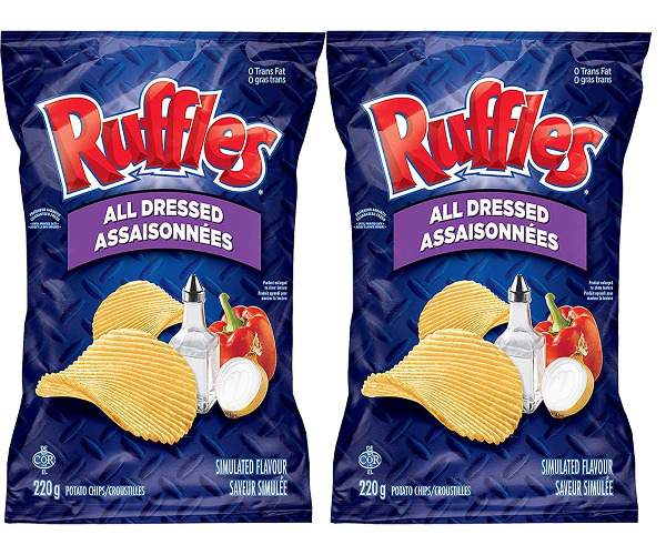 Ruffles All Dressed Potato Chips 220g (2-Pack) - 2-Pack