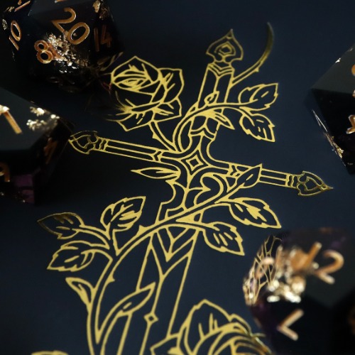 Gilded Sword Dice Tray | Everything Dice