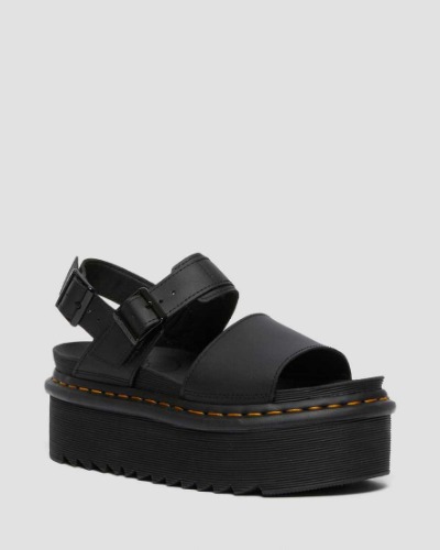 DR MARTENS Voss Women's Leather Strap Platform Sandals