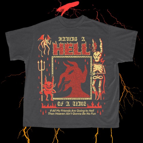 Hell of a Time Vintage Tee | Small