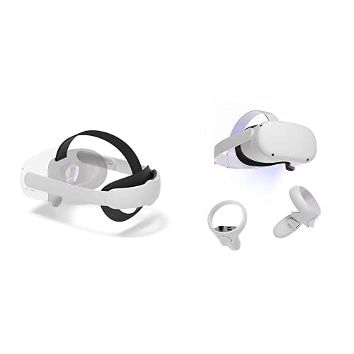 Quest 2 Elite Strap for Enhanced Support and Comfort in VR and Meta Quest 2 — Advanced All-In-One Virtual Reality Headset — 128 GB - 128GB Elite Strap Bundle
