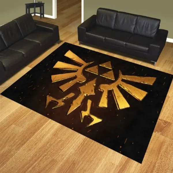 Throne StevieSnap Legend of Zelda Rug Game Room Floor Area Rug