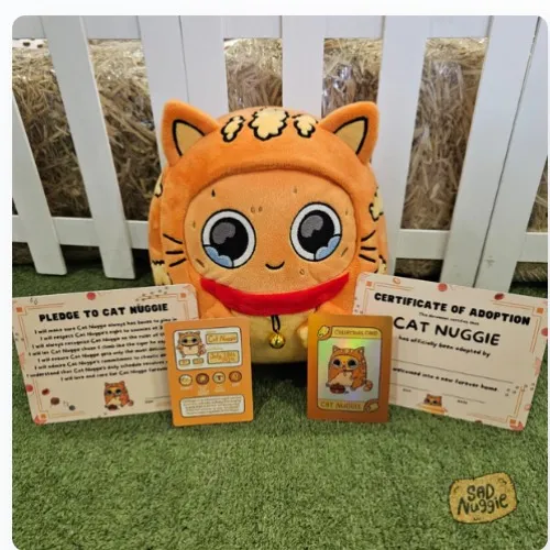 Cat Nuggie plushie