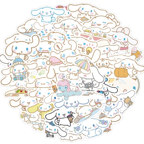 Cinnamoroll babyCinnamoroll Stickers| 50 Pcak | Vinyl Waterproof Stickers for Laptop,Bumper,Water Bottles,Computer,Phone,Hard hat,Car Stickers and Decals (Cinnamoroll)
