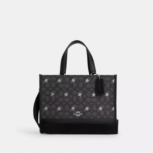 Coach Dempsey Carryall In Signature Jacquard With Star Embroidery