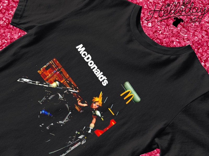 McDonald's Final Fantasy Kai Cloud Strife Maccas Run shirt, hoodie, sweater, long sleeve and tank top
