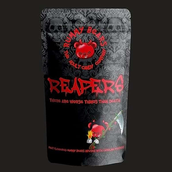 Throne James Rummy Bears REAPERS Carolina Reaper infused Gummy Bear