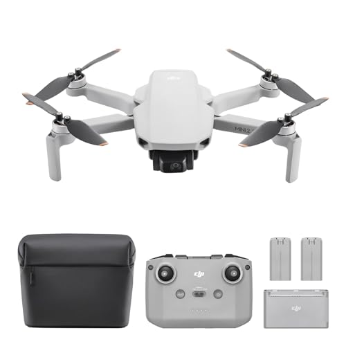 DJI Mini 2 SE Fly More Combo, Mini Drone with 10km Video Transmission, 3 Batteries for 93 Mins Max Flight Time, Under 249 g, QHD Video, Auto Return to Home, QuickShots, Drone with Camera for Beginners - DJI Mini 2 SE Fly More Combo