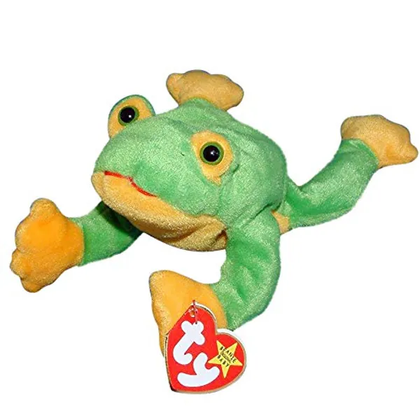 BEANIE BABIES Ty Smoochy The Frog