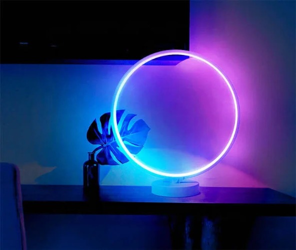 Music Smart Control RGB Ring Light - 8 / White