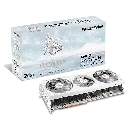 PowerColor Hellhound Spectral AMD Radeon RX 7900 XTX Gaming Graphics Card - 7900 XTX Spectral
