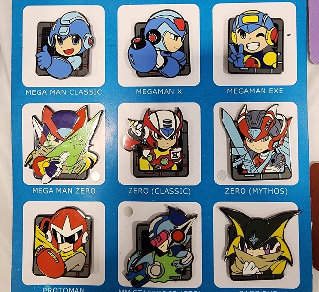 Mega Man Enamel Pins!