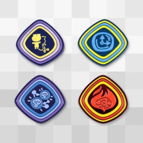 Psychonauts 2 Merit Badge Pin Set 1 | Default Title