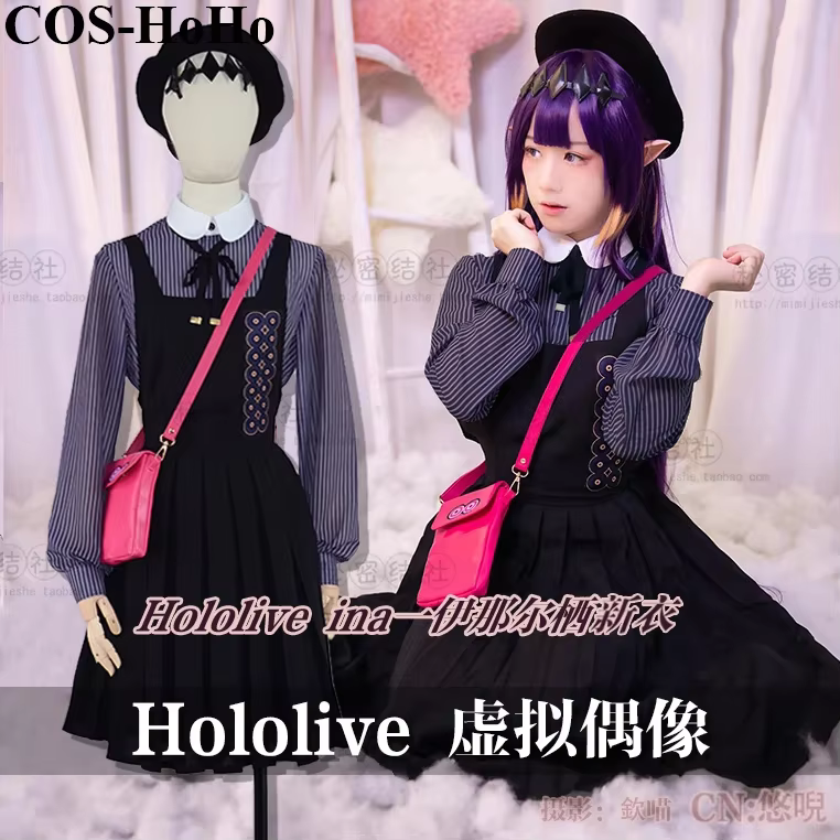 COS-HoHo Vtuber Hololive Ninomae Ina’nis Cosplay