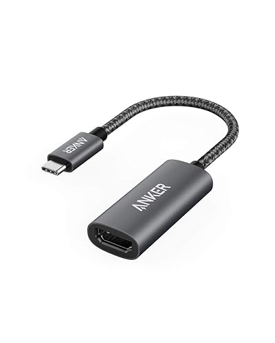 Anker USB C to HDMI Adapter (4K@60Hz), 310 USB-C Adapter (4K HDMI), for MacBook Pro, MacBook Air, Pixelbook, XPS, and More (Compatible with Thunderbolt 3 ports)