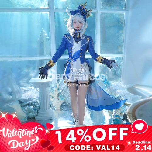 【Valentine's Day  14% OFF CODE: VAL14】【48H To Ship】Game Genshin Impact Cosplay Furina Cosplay Costume Premium Edition - L